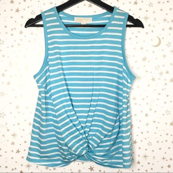 Michael Kors Turquoise Striped Tank Top – Women’s Medium NWT - Picture 1 of 7